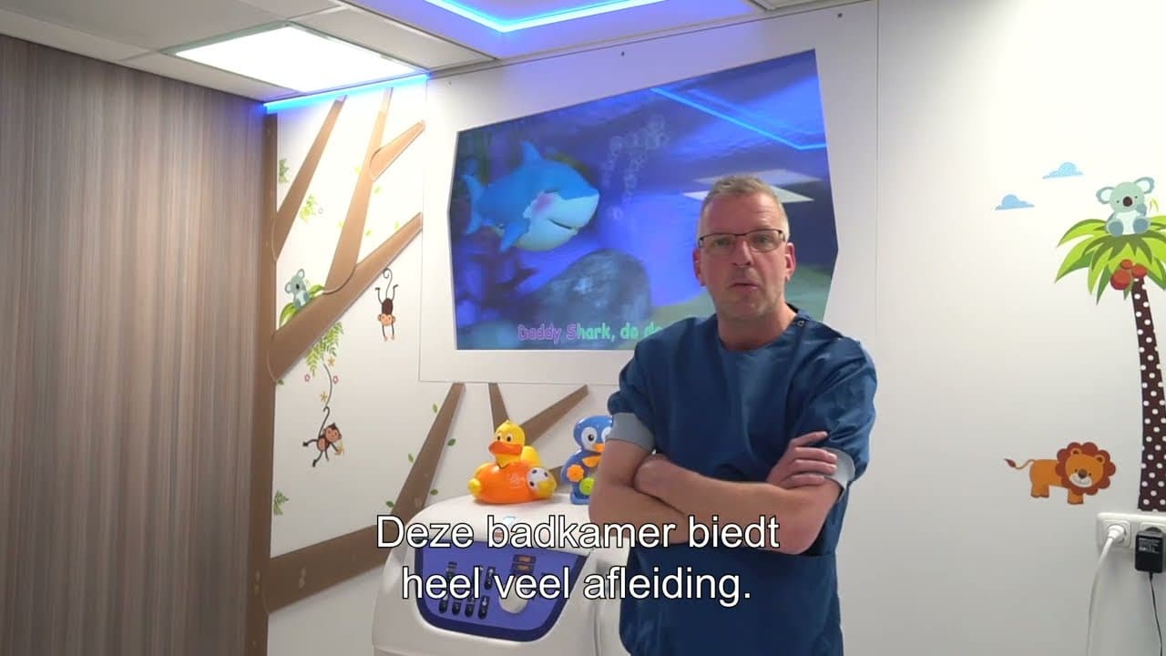 Kijkje op de verbandwisselkamer van het Brandwondencentrum